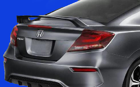 2012 2015 Honda Civic Coupe Factory Style Rear Wing Spoiler