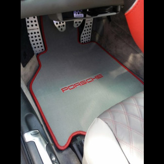1998-2004 Porsche 911/996 2Pc Custom German Velour Front Floor Mats