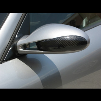 2005-2012 Porsche Cayman Carbon Fiber Mirror Cover Inserts