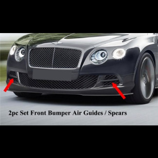 2012-2015 Bentley Continental GT W12 Air Guides Spears (Set)