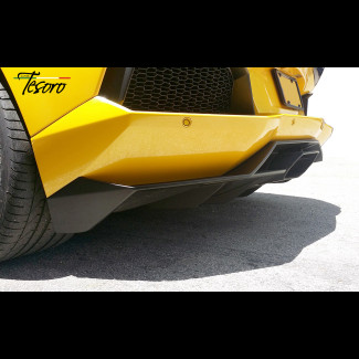 2011-2015 Lamborghini Aventador Tesoro Rear Bumper Diffuser Valance