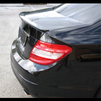2008-2012 Mercedes C-Class Sedan Factory Style Rear Lip Spoiler