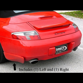 1997-2004 Porsche 911/996 Aero-Cup Style 2pc Rear Bumper Skirts
