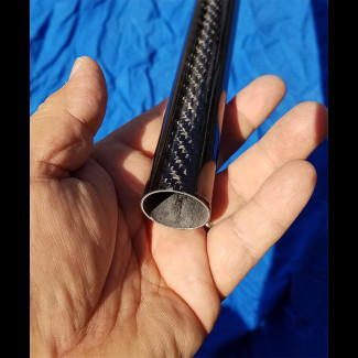 67 Inch Carbon Fiber Tube - OD -1 1/8 - ID - 1 /16 - Weight 9 oz ( 1702MM x 29MM )