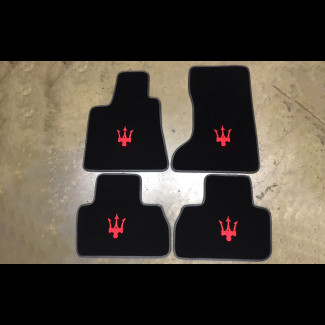 2017+ Maserati Levante 4pc German Velour Front & Rear Floor Mats
