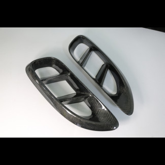 2017-2018 Porsche Boxster 718 Compworks Carbon Side Air Scoop Vents 