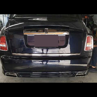2003-2017 Rolls-Royce Phantom LUXE-GT Style Rear Bumper Skirt w/ Exhaust Tips