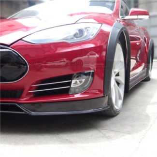 2012-2015 Tesla Model S RVZ Style 8pc Fender Flare Kit (Carbon Fiber)