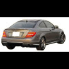 2012-2015 Mercedes C class Factory Style Rear Lip Spoiler