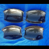 2015-2017 BMW X6 Real Carbon Fiber Door Handle Bowls (4 pc Set)