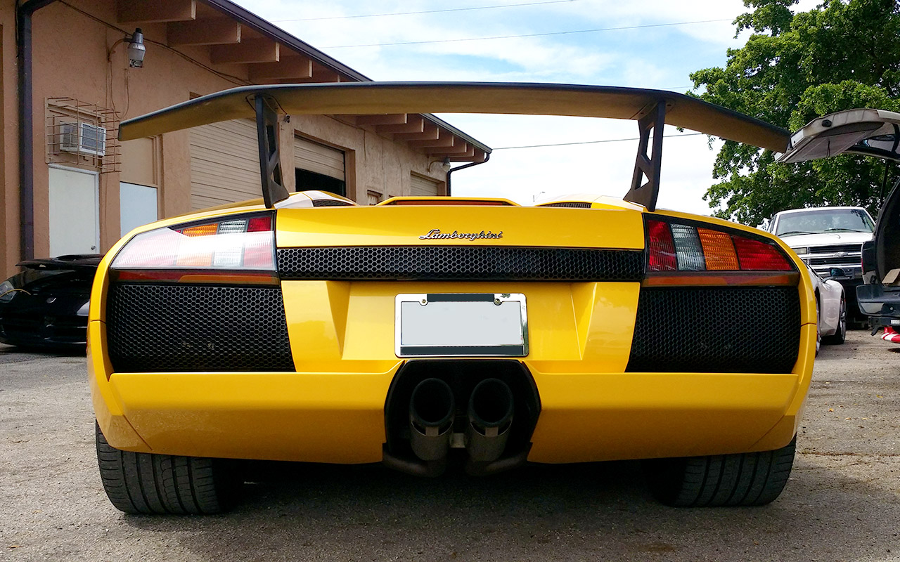 2001-2010 Lamborghini Murcielago LP670 SV Style Rear Wing ...